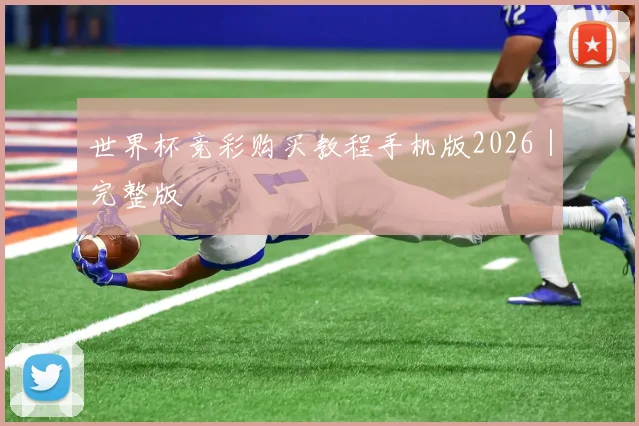 世界杯竞彩购买教程手机版2026｜完整版
